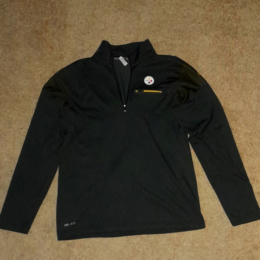 Pittsburgh Steelers Quarter zip light jacket